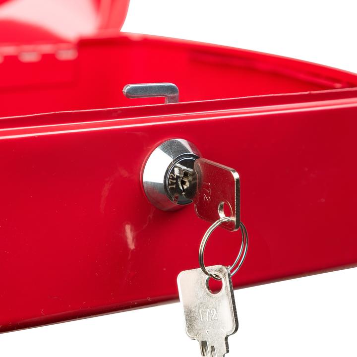 Productafbeelding Idena Geldkistje 8" 205x160x90mm, rood