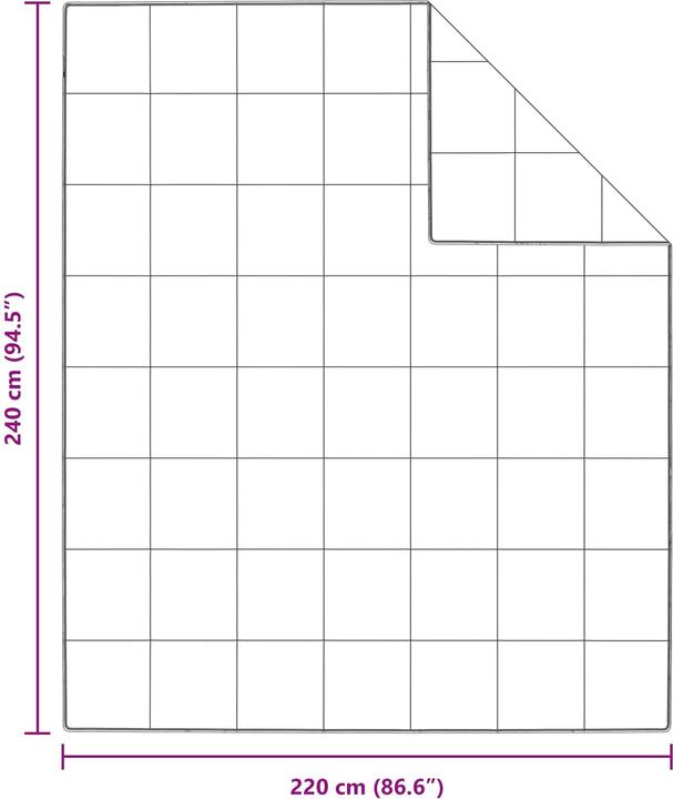 Image du produit vidaXL Bettdecken Set (240 x 220 cm, 50 x 70 cm)