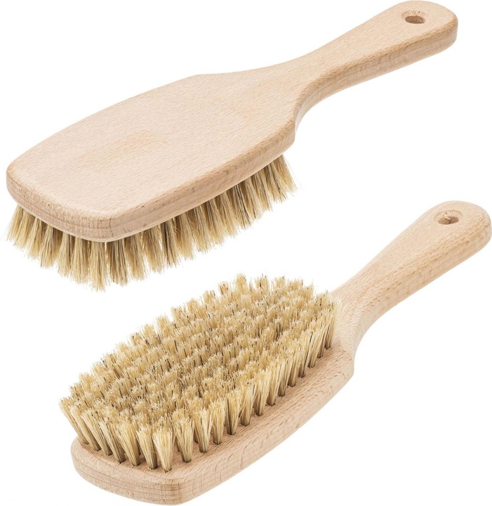 Glorex Massagebürste mit Stiel 22 x 6.5 cm Naturborsten, 1 Stück