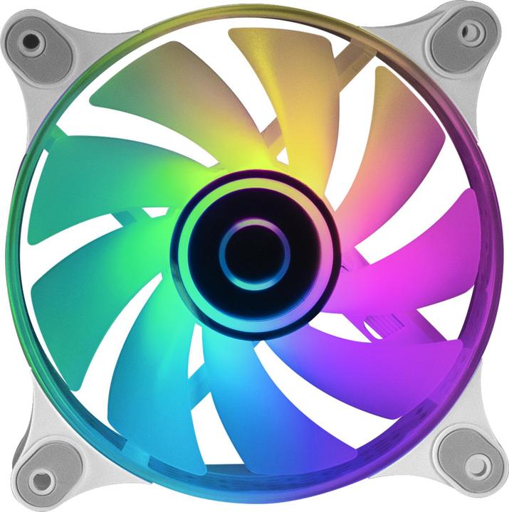 Immagine prodotto Mars Gaming Ventilatore Boitier Mf-3d RGB - 12cm (Blanc) (120 mm, 1x)