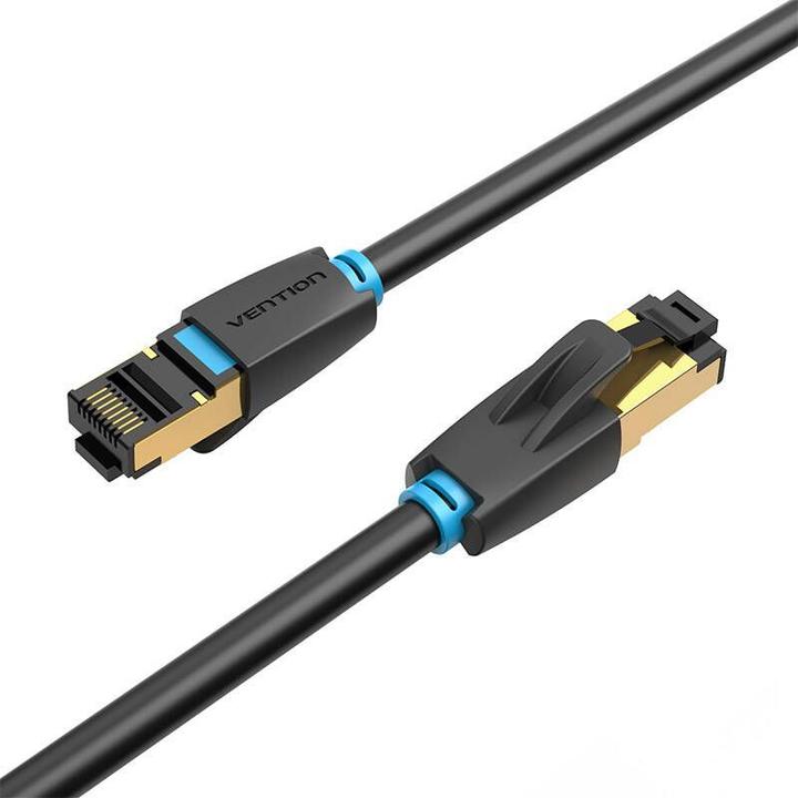 Produktbild Vention Category 8 SFTP Network Cable IKABK 8m Black (S/FTP, CAT8.1, 8 m)