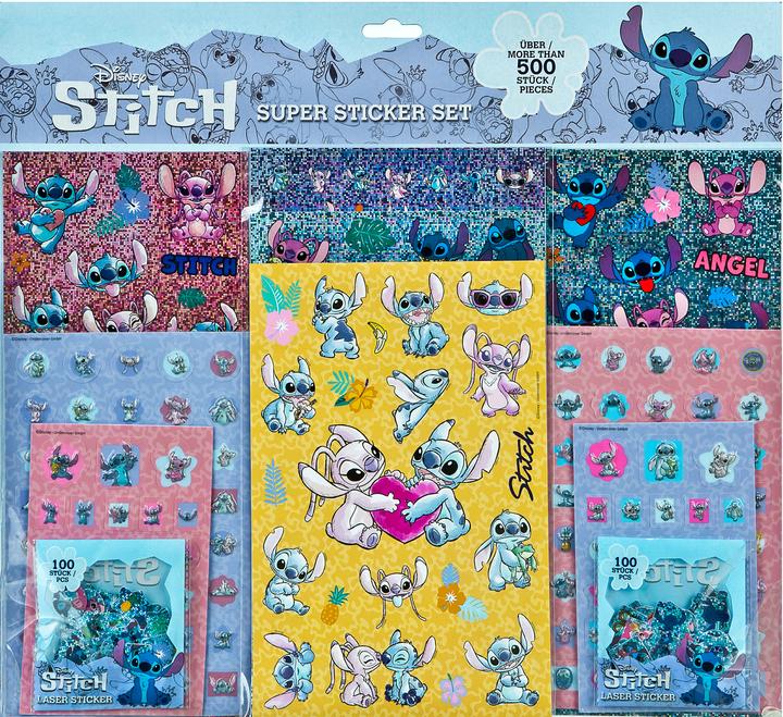 Actual product image Stitch Super Sticker Set