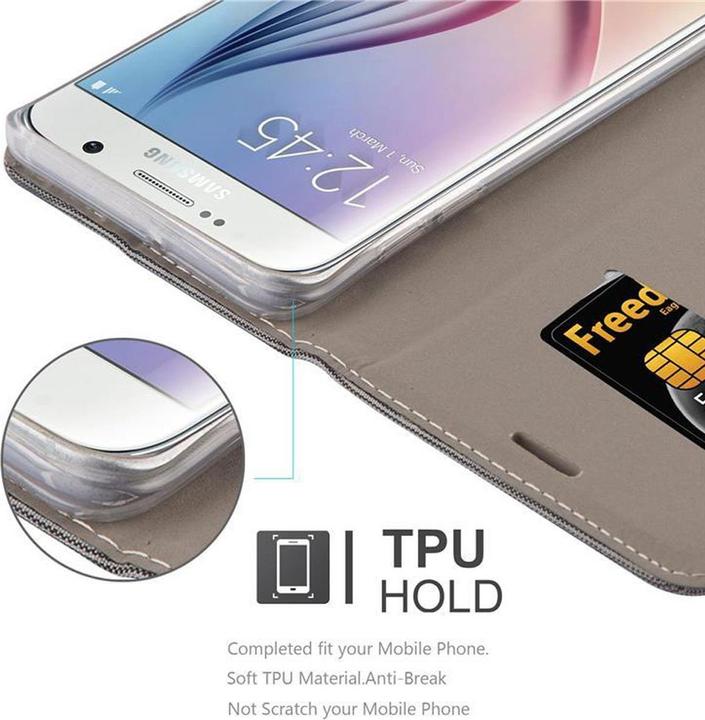 Image du produit Cadorabo Couverture look jeans Book (Samsung Galaxy S6 Edge+)