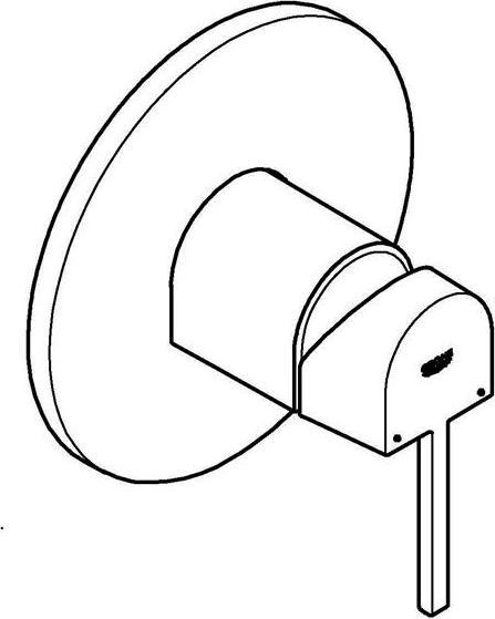 Produktbild Grohe Plus Einhand-Brausebatterie