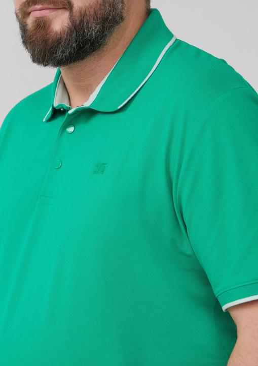 Produktbild S.Oliver Polo-Shirt Sportives Piqué-Poloshirt mit Kontrast-Details (XXL)