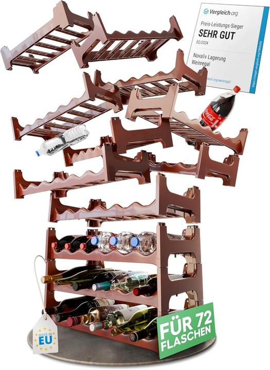 Produktbild Novaliv Braun, 12 (60 x 28 x 14 cm, 72 Fl.)