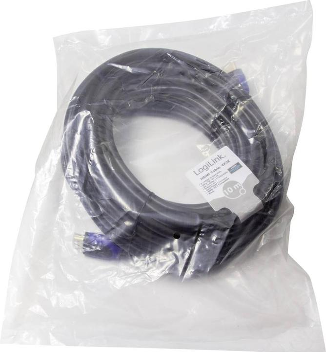 Productafbeelding LogiLink HDMI (Type A) - HDMI (Type A) (10 m, HDMI, 2.0)