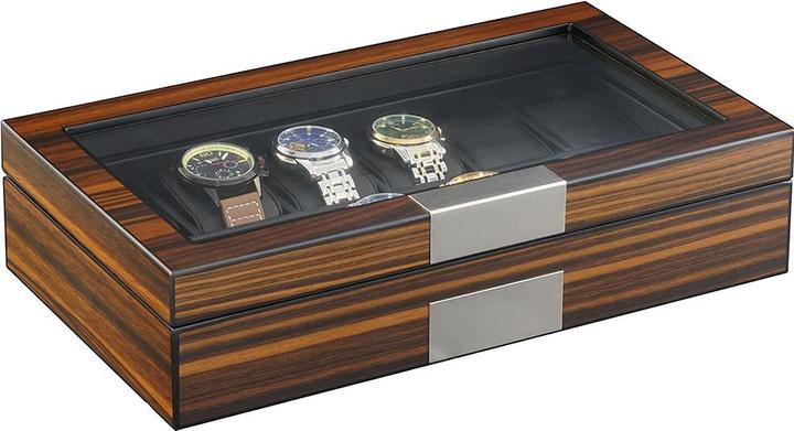 Actual product image Rothenschild Watch box RS-2377-12EB for 12 watches ebony