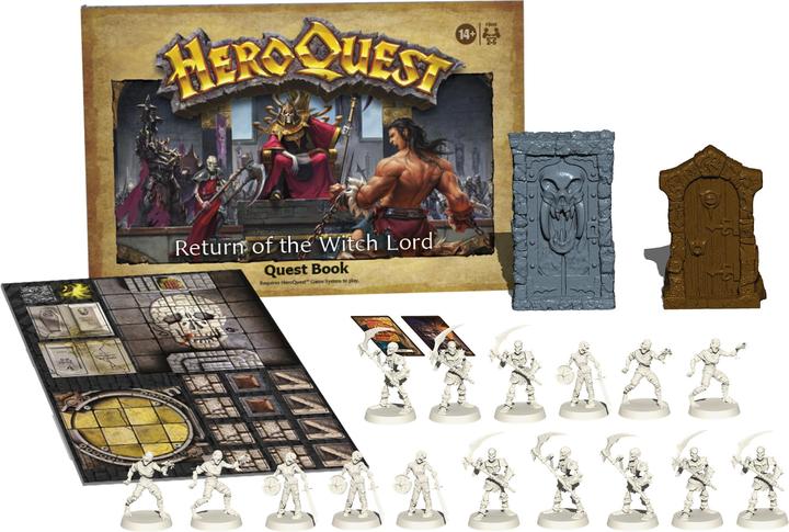Produktbild Hasbro Gaming HeroQuest Die Rückkehr des Hexen-Lords Abenteuerpack Basisspiel (Französisch)