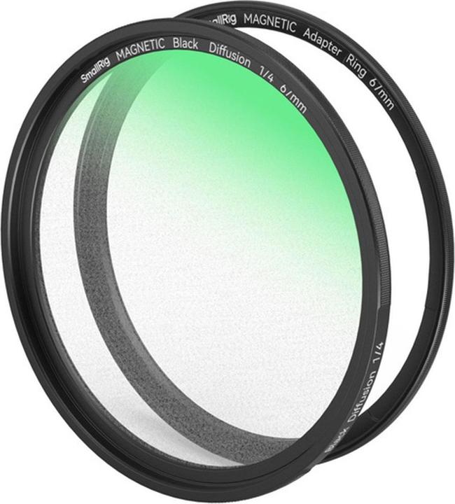 Actual product image SmallRig Attachable 1/4 black nebula filter (67mm)
