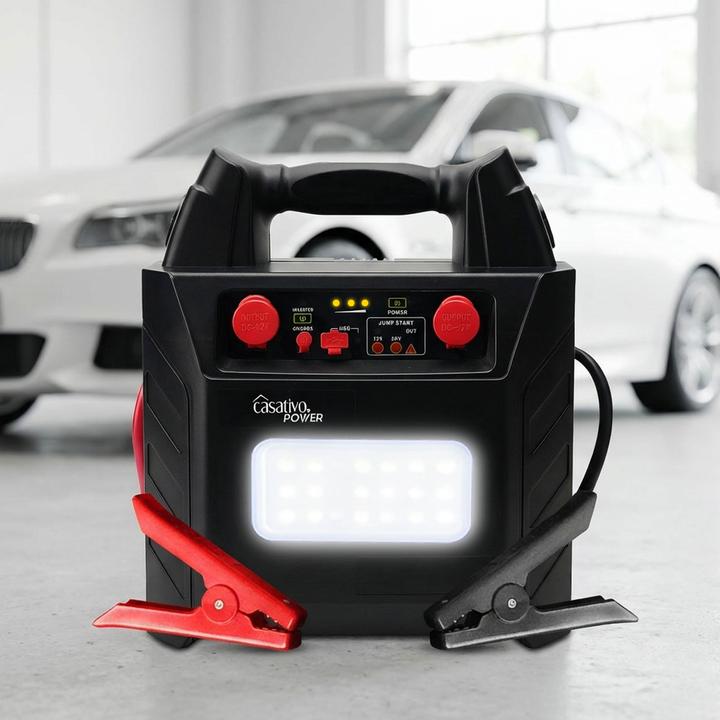 Immagine prodotto Casativo Avviatore di emergenza per auto 5 in 1 (2000 A, 40000 mAh)