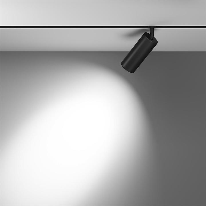 Actual product image Maytoni Focus magnetic track system EXILITY 48V LED track light 20W dimmable Black 90Ra UGR (1500 lm, E27)