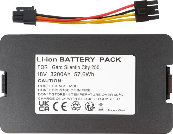 Actual product image AccuCell Battery Gardena Sileno City 250, 400, 500 (18 V)