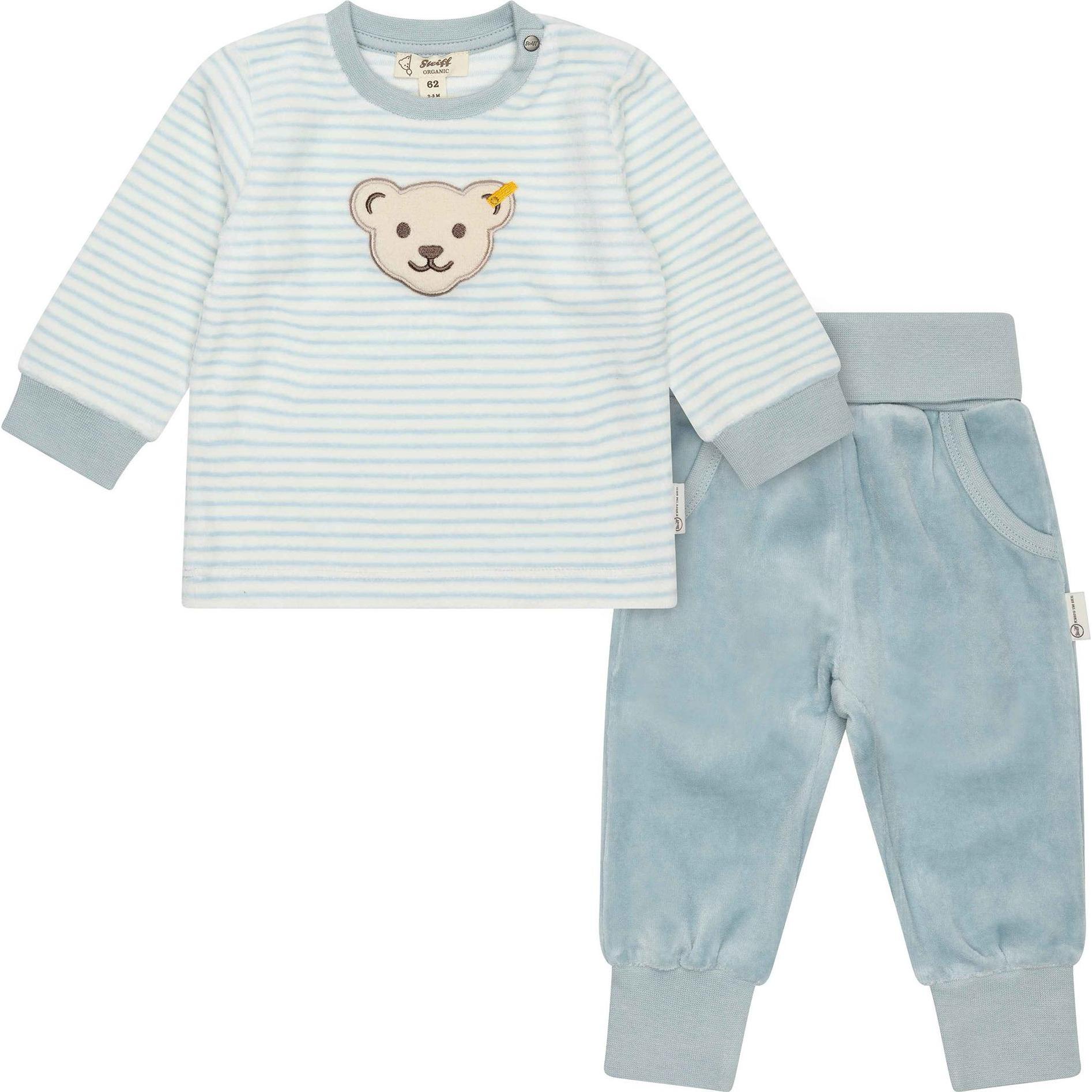 Steiff, Herren, Strampler, Baby Sweatanzug, Blau, (68)