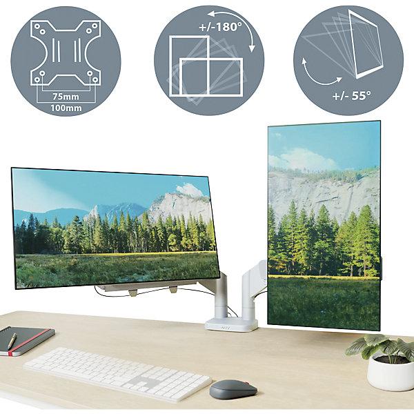 Image du produit Leitz Dual Monitorarm Ergo (Tables, 32", 9 kg)