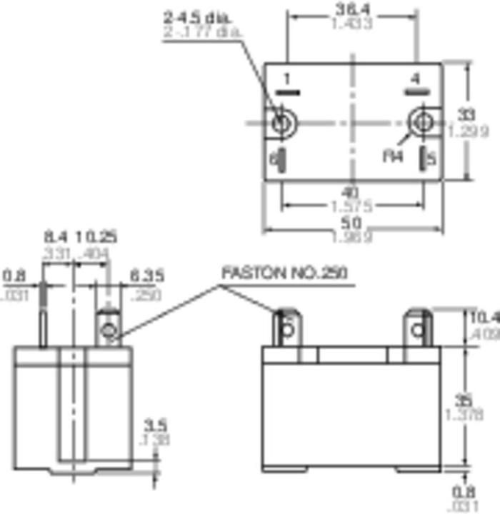 Produktbild Panasonic 1-Form-A, Single side stable, Plug-in