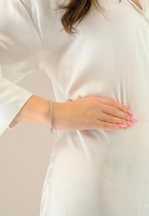 Produktbild Muau Bracelet diamond 5.00ct. white gold 750, 19cm (19 cm, 750/18K Weissgold)