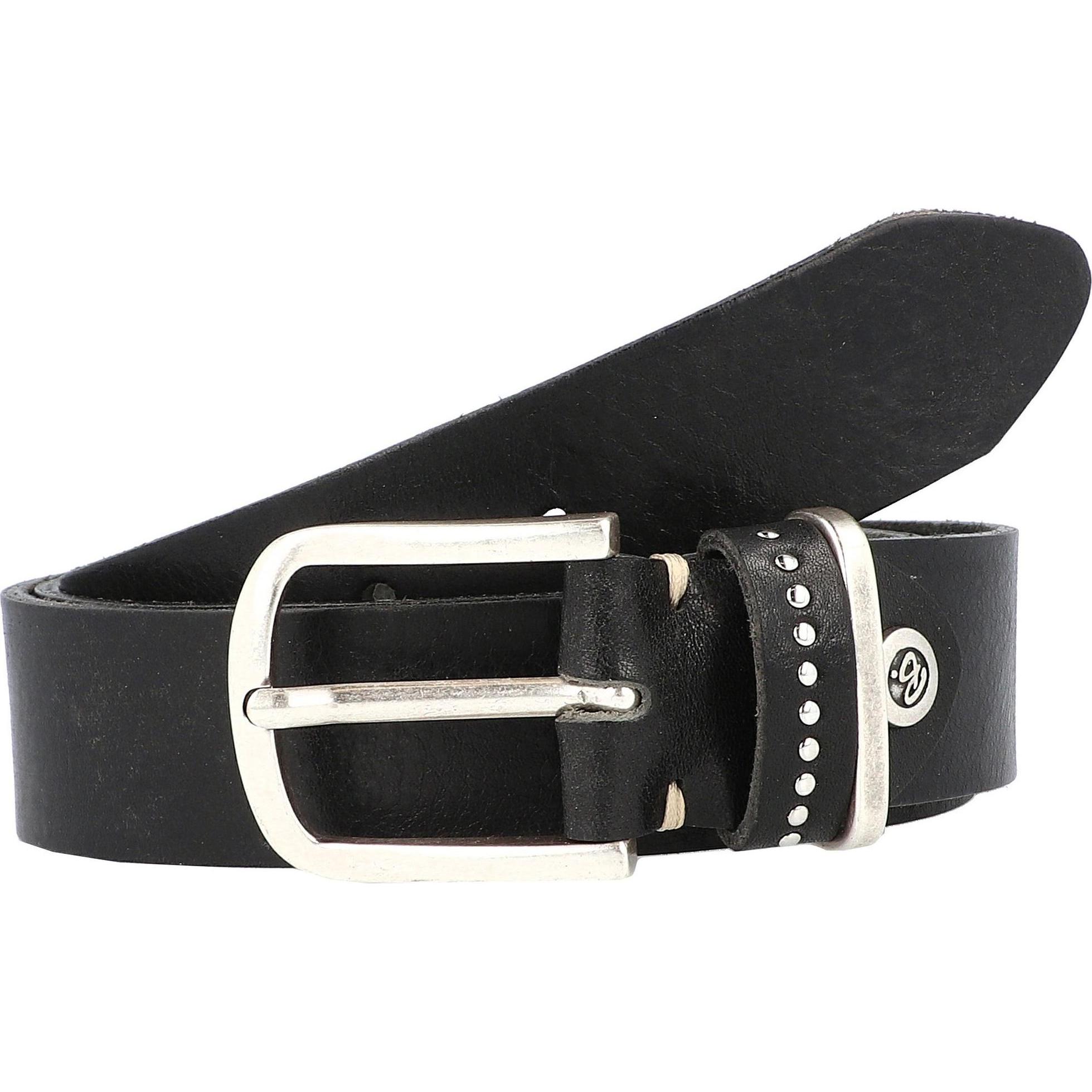 B.Belt, Damen, Gürtel, Fashion Basics Cleo Gürtel Leder, Schwarz, (100)