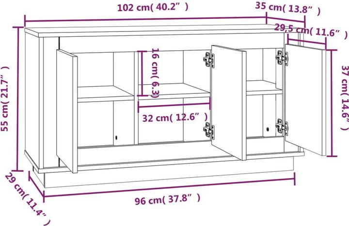 Produktbild vidaXL Jessie (102 x 55 cm)