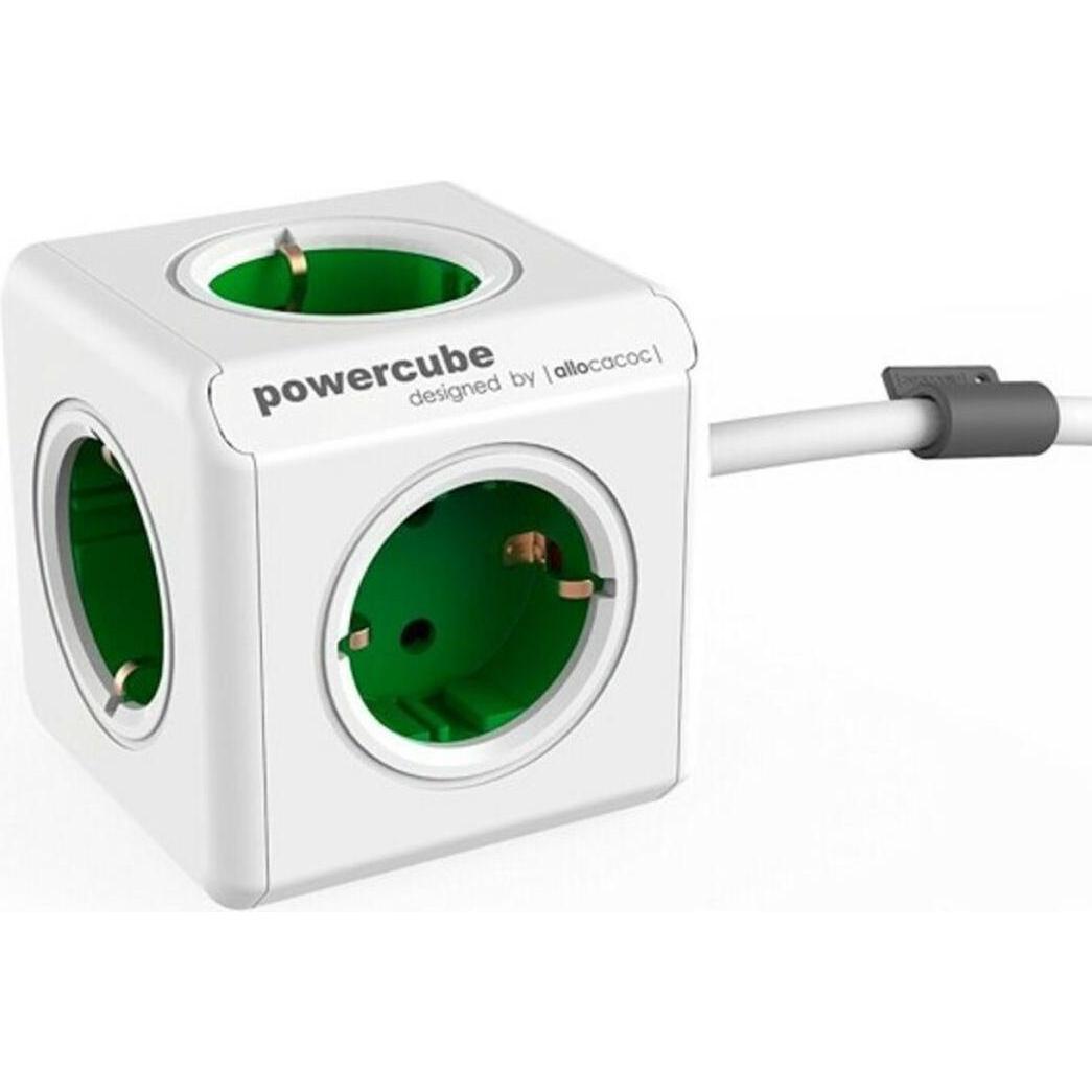 Thumbnail - Allocacoc, Steckdosenleiste, PowerCube Extended Blauw 1,5m Kabel (5 x, CEE 7/3, 1.50 m)