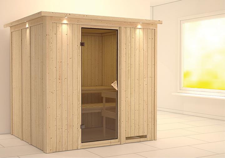 Produktbild Karibu Daria mit Dachkranz (Ohne Ofen)