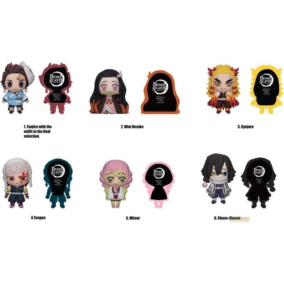 Monogram Int., Magnet, Demon Slayer: Kimetsu no Yaiba 3D Magnete Series 2 Display (12) (12 x)