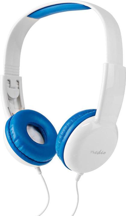 Produktbild Nedis On-Ear-Kopfhörer mit Kabel | 3.5 mm | Seillänge: 1.20 m | 82 dB | Blau (Kabelgebunden)