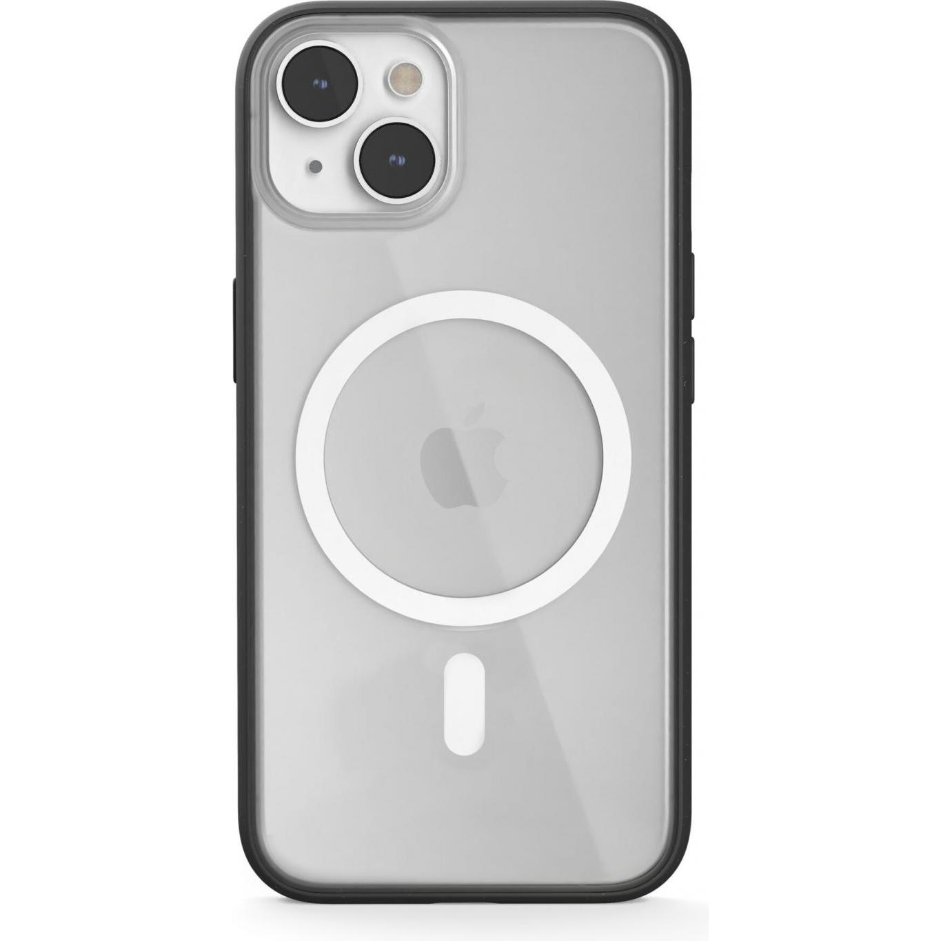 Woodcessories Clear Case Magsafe (Apple iPhone 14 Plus), Smartphone Hülle, Schwarz