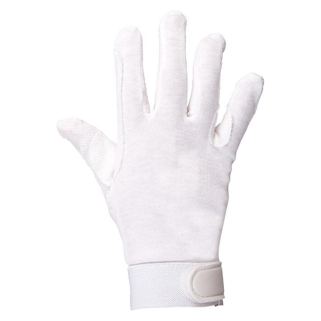 Premiere, Unisex, Handschuhe, Reithandschuhe Aus Baumwolle, Weiss, (M)