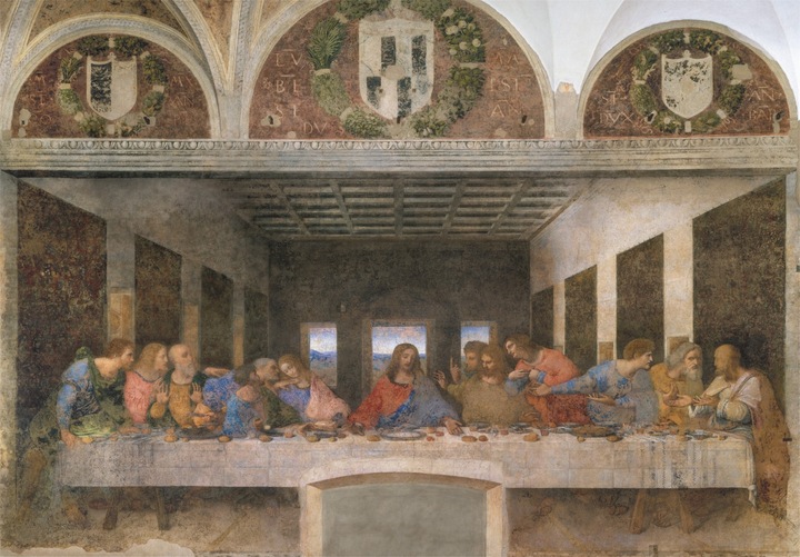 Actual product image Clementoni Puzzle 1000 Museum Leonardo: Cenacolo