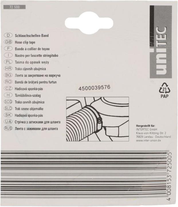 Actual product image Cartrend Hose clamp band set (Hose clip)