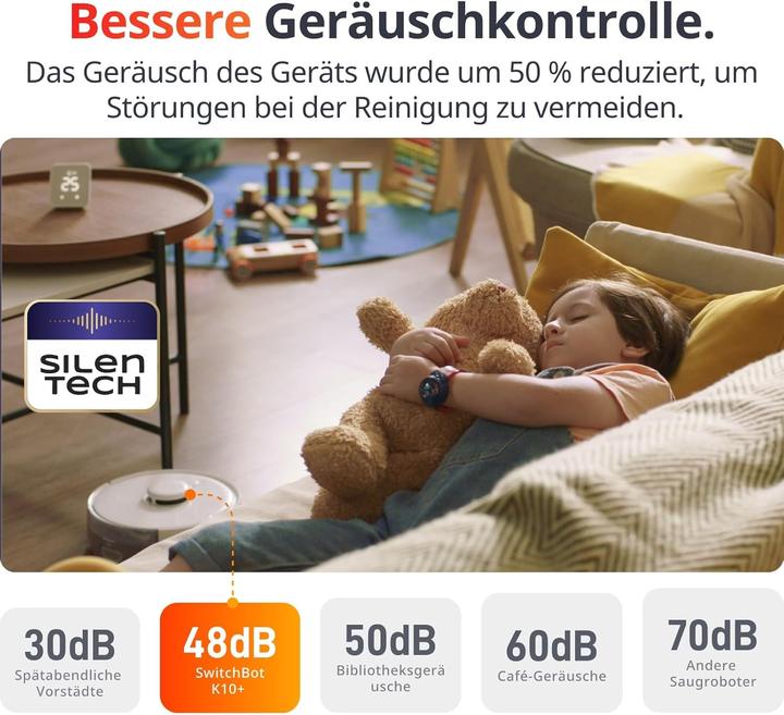 Image du produit SwitchBot Mini-robot d'aspiration K10+ Pro Robot d'aspiration avec statif d'aspiration