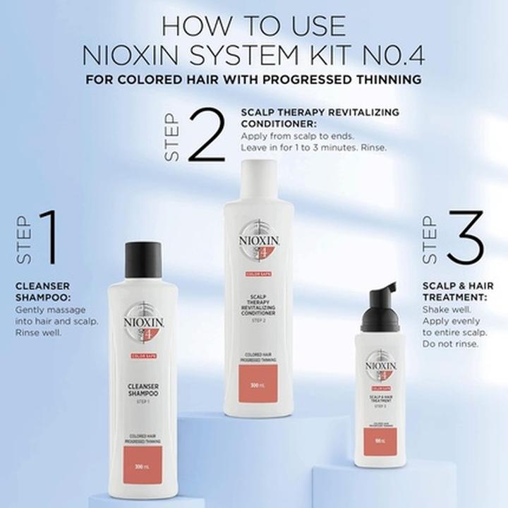 Produktbild Nioxin Cleanser Shampoo 4 (1000 ml, Flüssiges Shampoo)