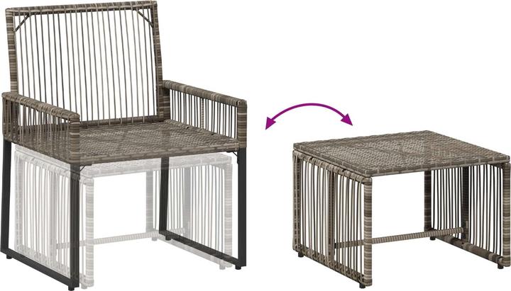 Actual product image vidaXL Gartenmöbel Set