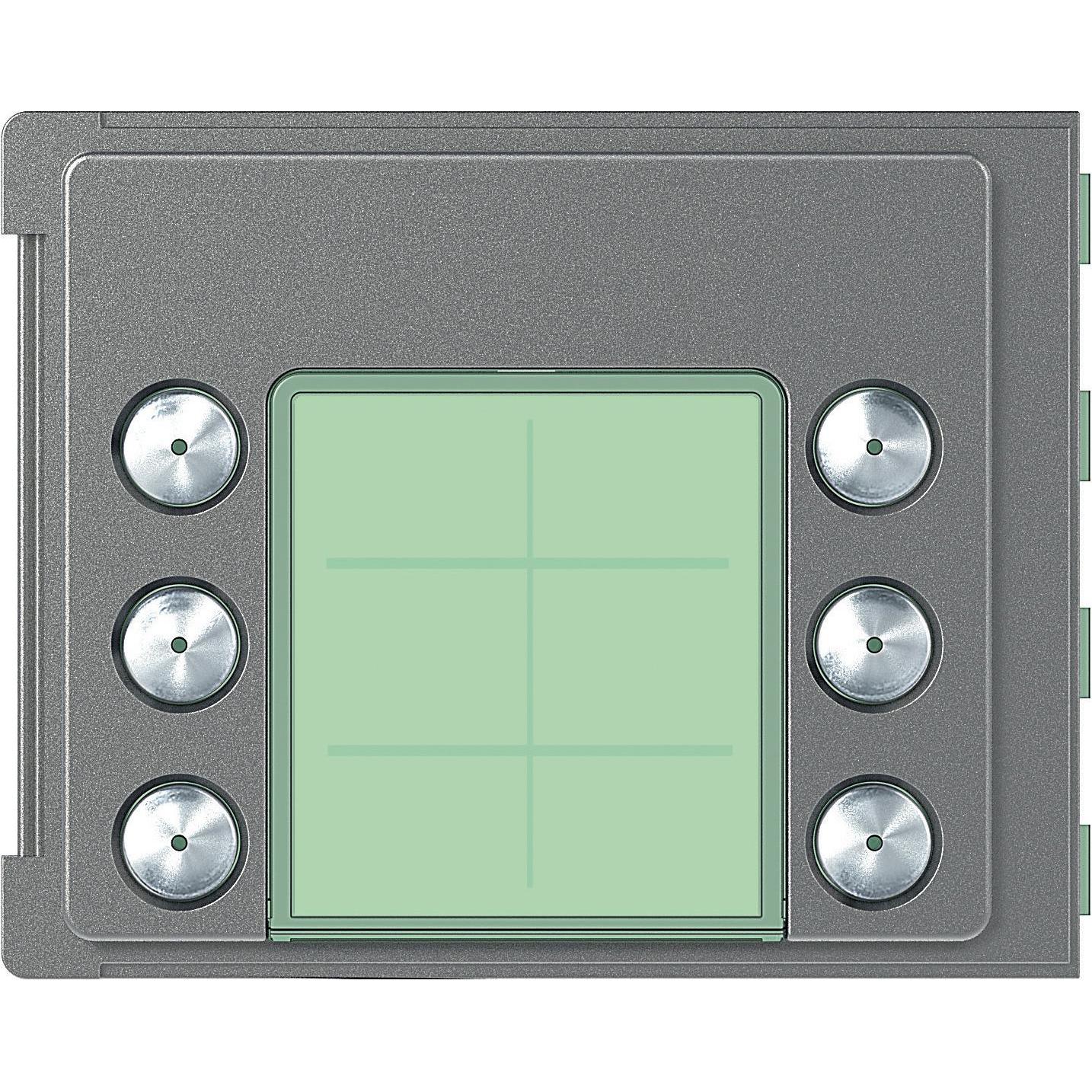 Legrand, Zubehör Gebäudesicherheit, Frontblende Ruftastmodul 6Rt-D Robur