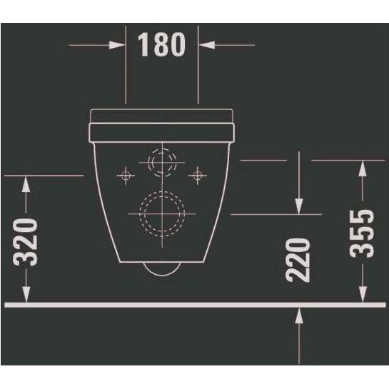Thumbnail - Duravit, Toilette + Bidet, Tiefspl-WC Starck 3 wei wandhngend Sitzhhe + 5 cm 2215090000