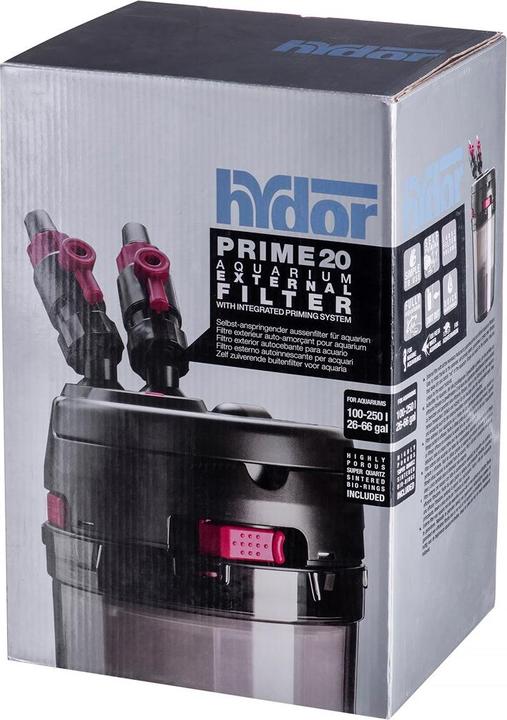 Produktbild HYDOR Prime 20 EU - Externer Eimertropfer (250 l, Aussenfilter, Süsswasser)