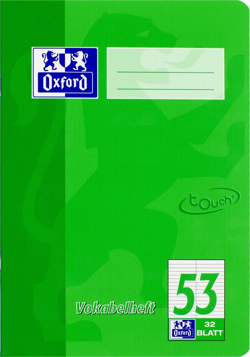 Produktbild Oxford Vokabelheft "TOUCH", A5 (A5, Liniert)