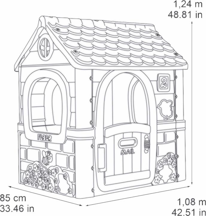Image du produit Feber Abri de jardin Pink Fantasy