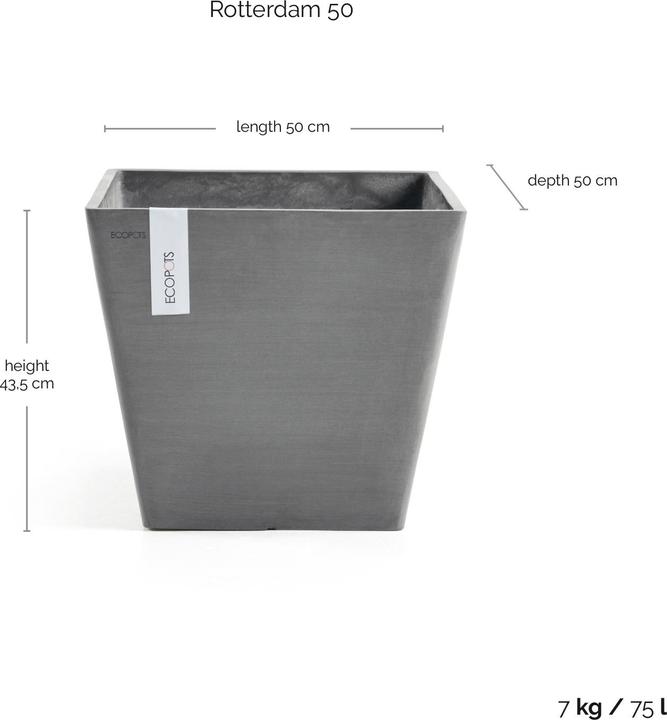 Produktbild Ecopots Rotterdam (50 cm)