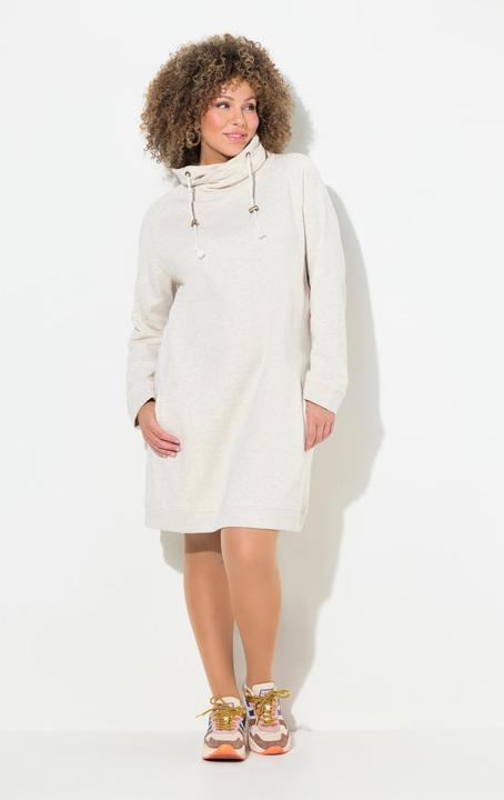 Produktbild Ulla Popken Sweatkleid, Stehkragen, Langarm, Taschen (50, 52)