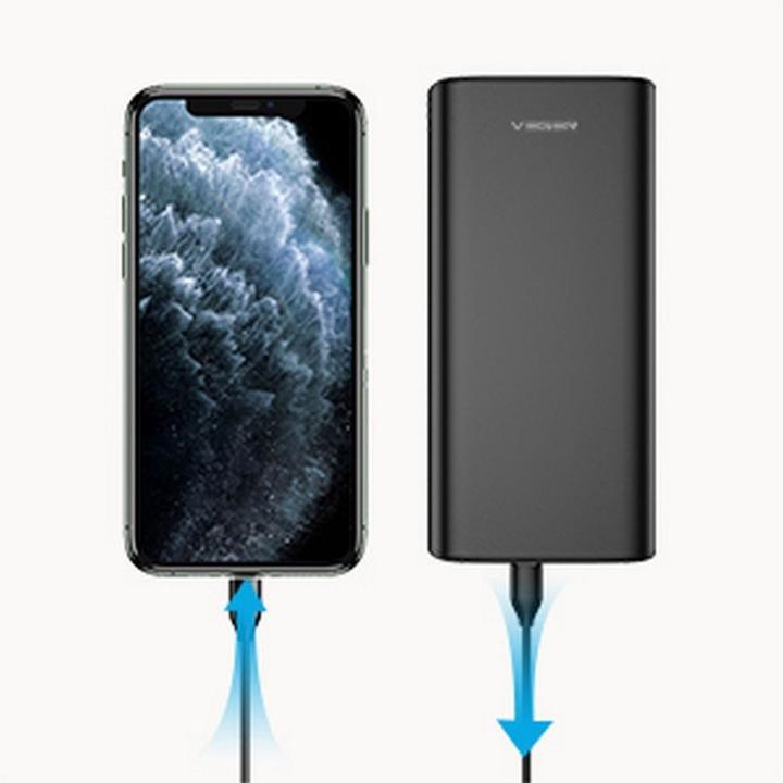 Actual product image Veger TC100 VG-W2032C-100 20000mAh powerbank 130W (20000 mAh, 100 W, 74 Wh)