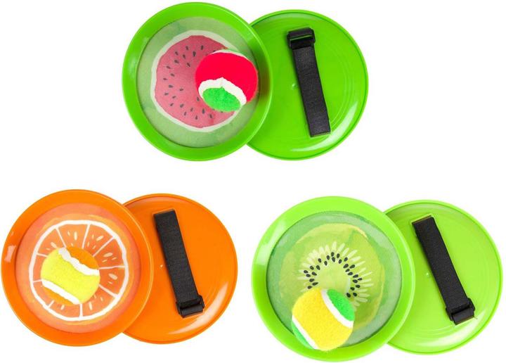 Actual product image Toi-Toys Play Sie das Catching-Ball-Spiel Obst, 3 Teile.