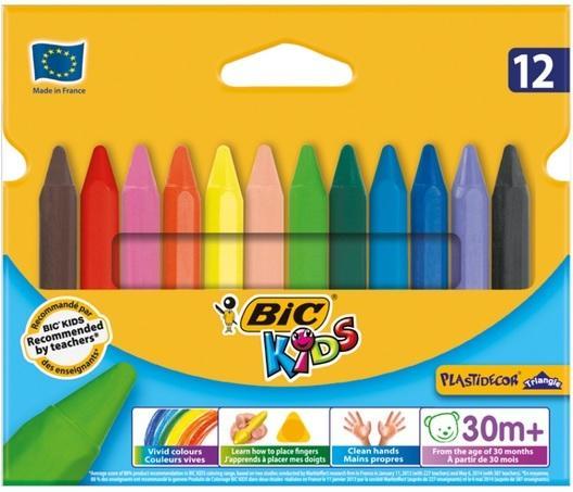 Produktbild Bic Plastidecor Dreieck Farbe Kreide (Mehrfarbig, 1 x)