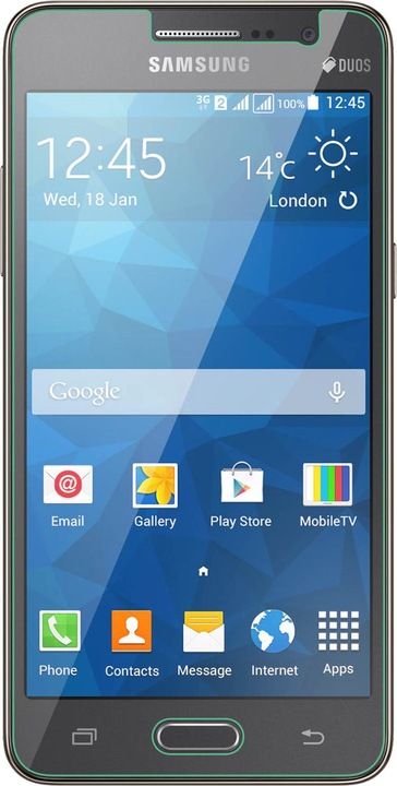 Produktbild Avizar Kristallklare Folie, Glas-Displayschutz (1 Stück, Samsung Galaxy Grand Prime)