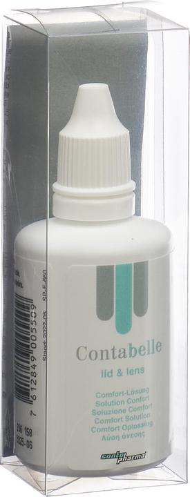 Image du produit Contabelle Comfort lid & lens (Lingettes nettoyantes pour le visage, 50 ml)