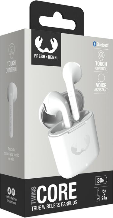 Productafbeelding Fresh'N Rebel n Rebel - Twins Core - Echte draadloze oordopjes - IJsgrijs (6 h, Draadloze)