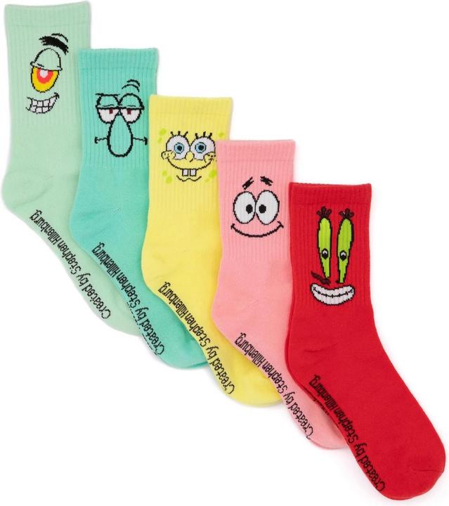 Spongebob Squarepants Socks (5-pack, 37 - 42)