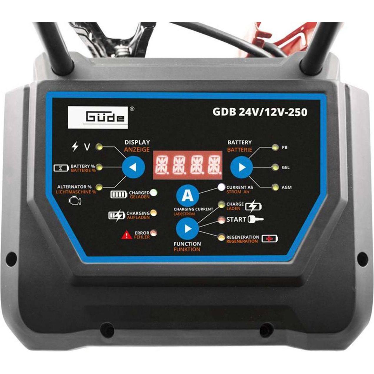 Thumbnail - Güde, Batterieladegerät, Batterielader Digital GDB 24V/12V-250 (24V, 16 A)
