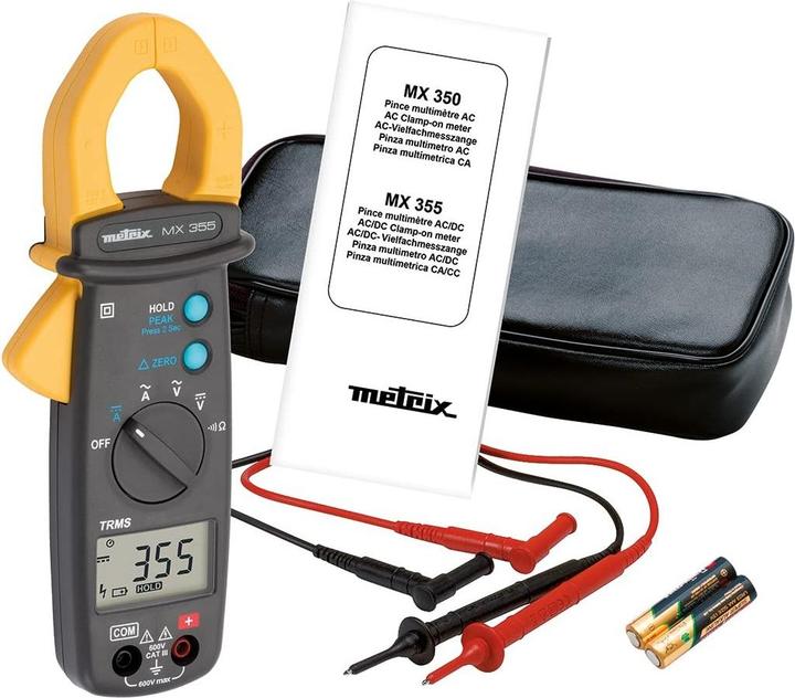 Image du produit Metrix Pince ampèremétrique MX 355 (CAT III 600V)